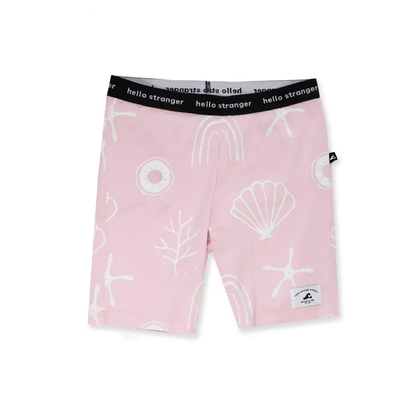 GIRLS BIKE TIGHTS - Pink Shell