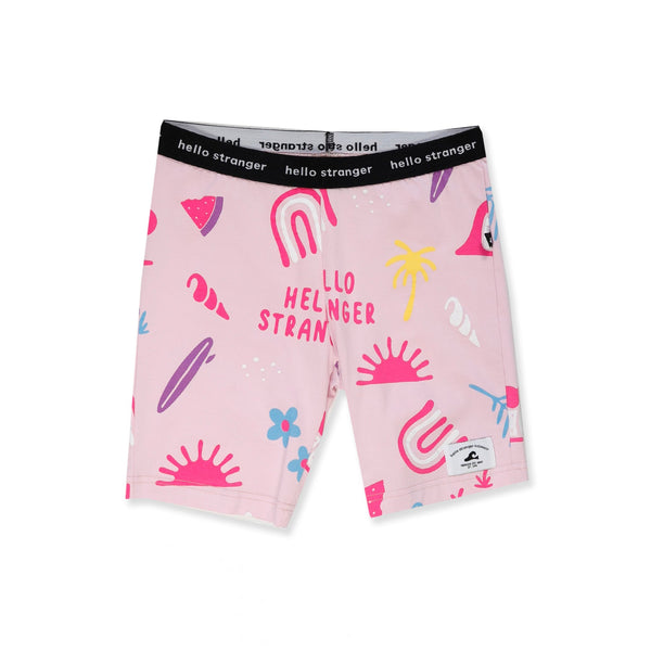 GIRLS BIKE TIGHTS - Pink