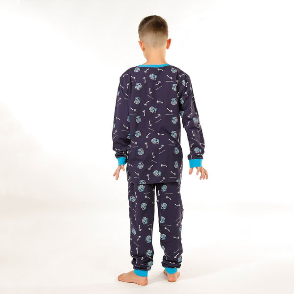 BOYS WINTER PJS - Blue