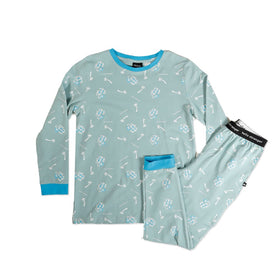 BOYS WINTER PJS - Sage