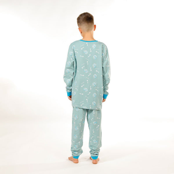 BOYS WINTER PJS - Sage
