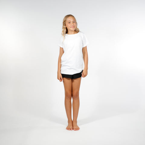 GIRLS SS CLASSICS TEE - White