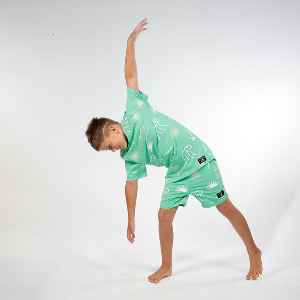 BOYS SUMMER PJS - Green