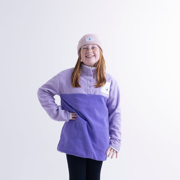 WAFFLE BEANIE - Dusky Pink
