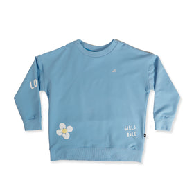 GIRLS CREW - Cornflower