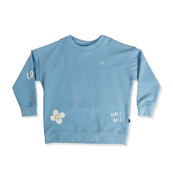 GIRLS CREW - Cornflower