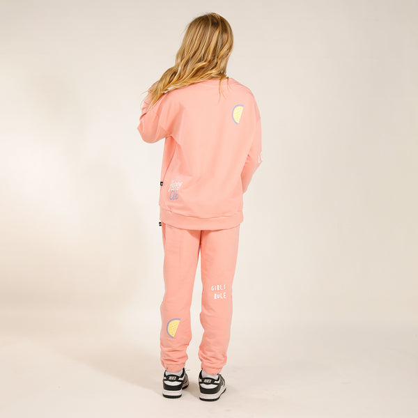 GIRLS SUNSET TRACK PANT - Ice Cream