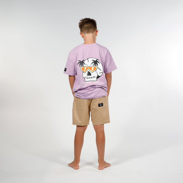 WALK SHORT - Tan Twill