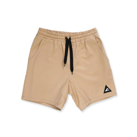 WALK SHORT - Tan Twill