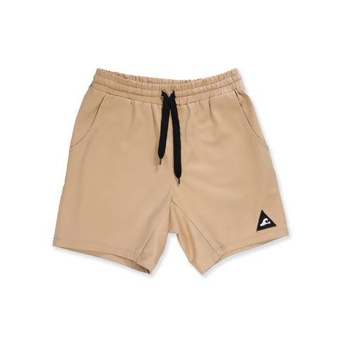 WALK SHORT - Tan Twill