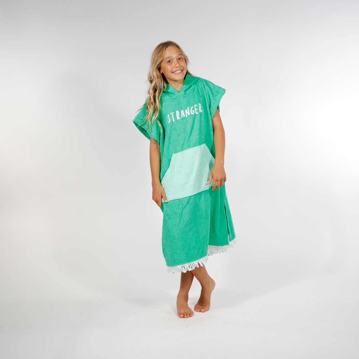 PONCHO TOWEL - Green Green