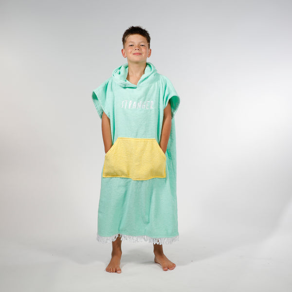 PONCHO TOWEL - Mint Yellow