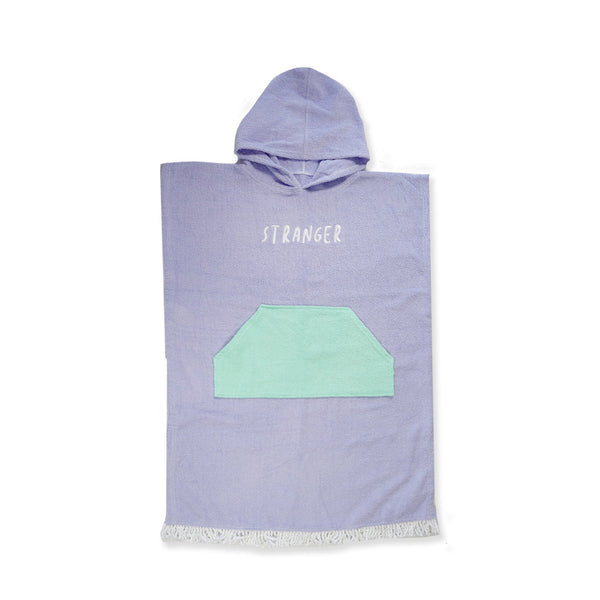 PONCHO TOWEL - Light Purple Mint