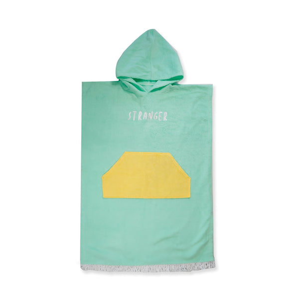PONCHO TOWEL - Mint Yellow