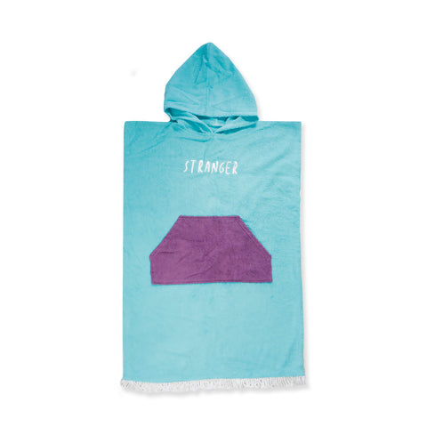 PONCHO TOWEL - Turquoise Purple