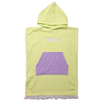 PONCHO TOWEL - Lime Purple