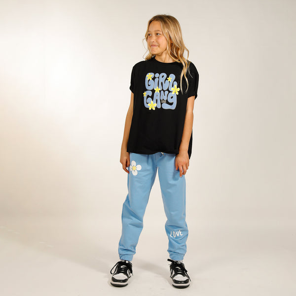 GIRLS SUNSET TRACK PANT - Cornflower