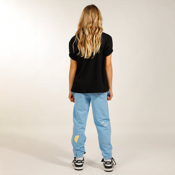 GIRLS SUNSET TRACK PANT - Cornflower