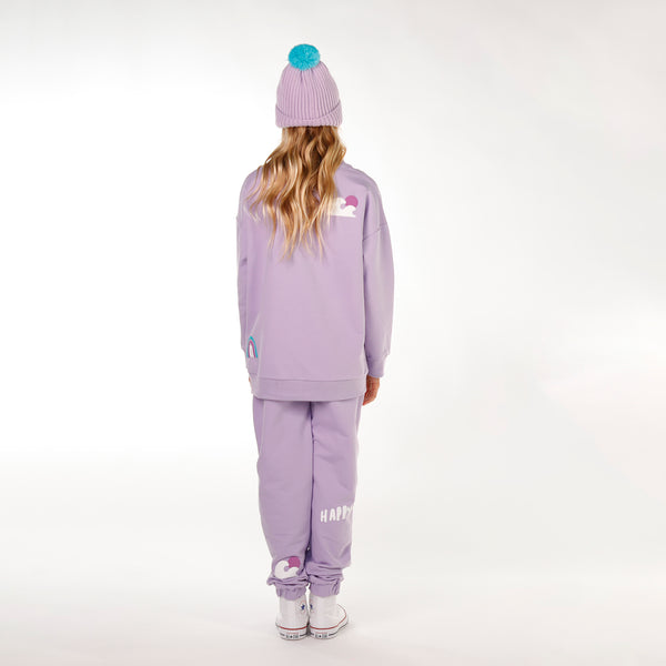 GIRLS SUNSET TRACK PANT – Lavender