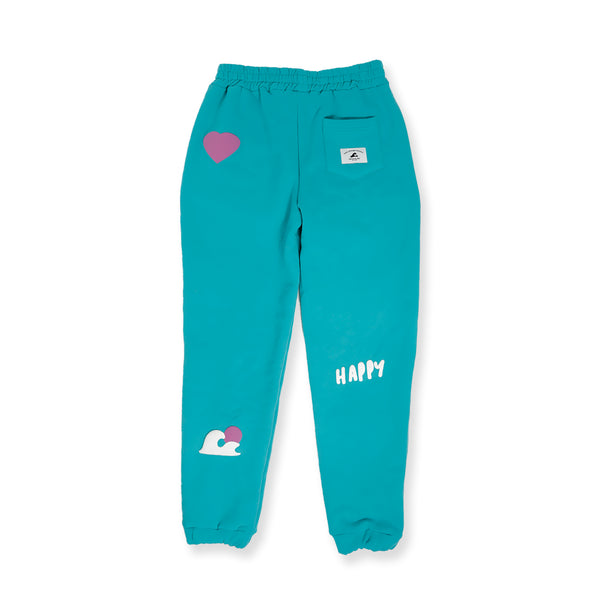 GIRLS SUNSET TRACK PANT – Seafoam