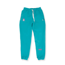 GIRLS SUNSET TRACK PANT – Seafoam