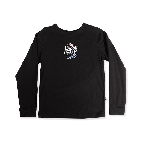 GIRLS LS TEE - Black