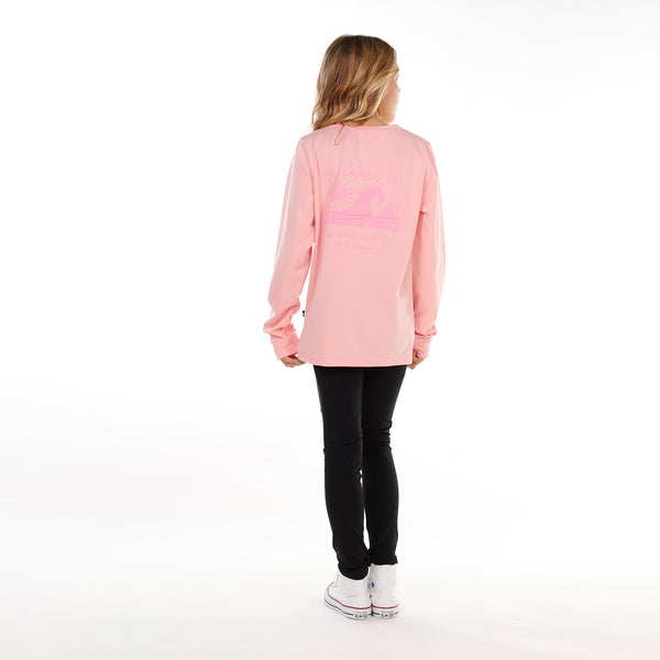 GIRLS LOVERS LS TEE – Light Pink