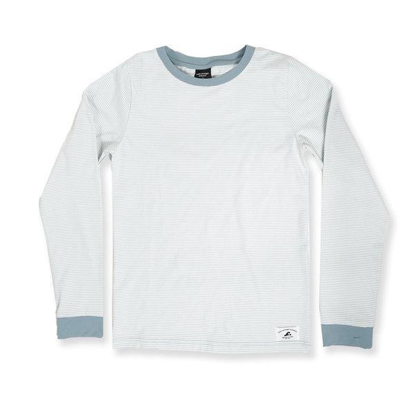 GIRLS LS CLASSICS TEE – Blue Stripe