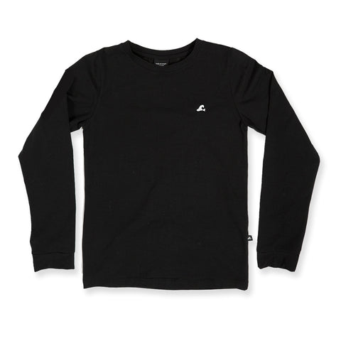 GIRLS MERMAID LS TEE – Black