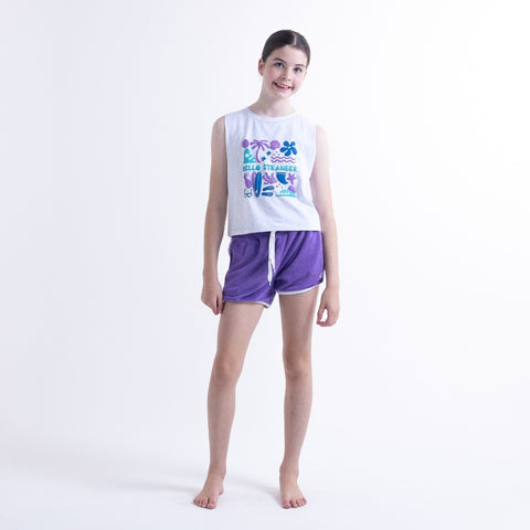 Holiday Vibes Tank - White Marle
