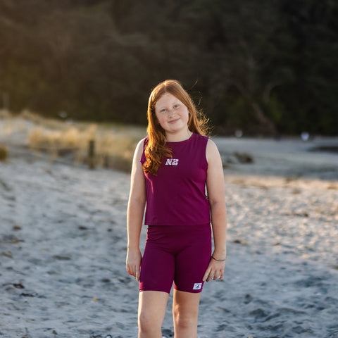 I Love NZ Tank - Boysenberry