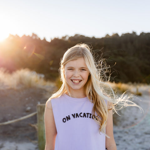 On Vacation Tank - Lilac