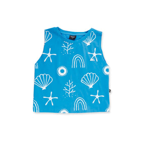 GIRLS TANK - Blue