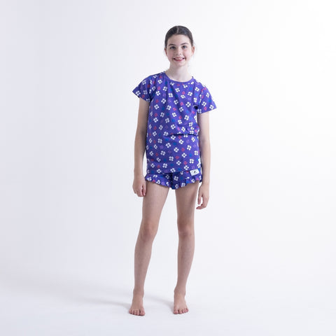 Summer PJs - Purple Floral