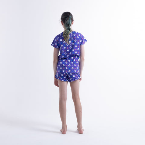 Summer PJs - Purple Floral