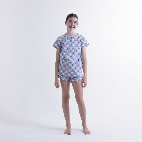 Summer PJs - White Marle Floral