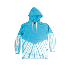 BOYS POCKET HOOD - Blue Dye