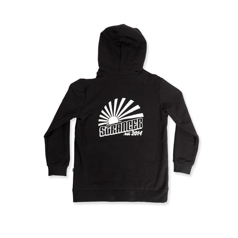 BOYS POCKET HOOD - Black