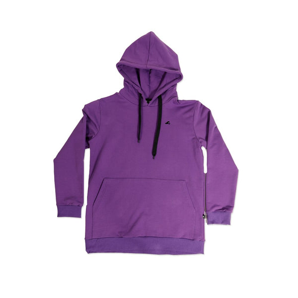 BOYS POCKET HOOD - Violet