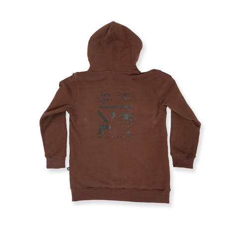 BOYS EXPLORER POCKET HOOD – Espresso