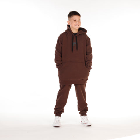 BOYS EXPLORER POCKET HOOD – Espresso