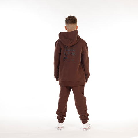 BOYS EXPLORER POCKET HOOD – Espresso