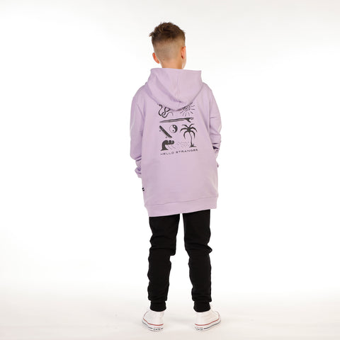 BOYS EXPLORER  POCKET HOOD – Lavender