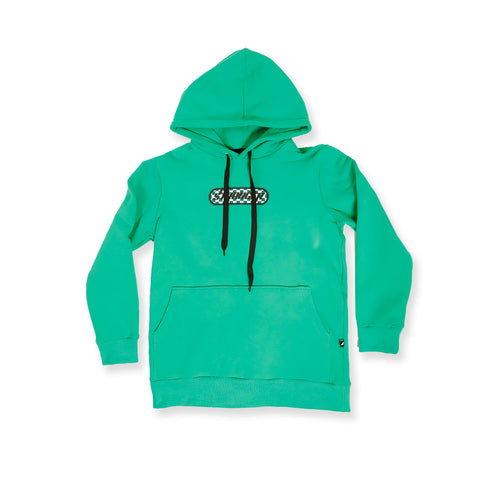 BOYS SKATER POCKET HOOD – Green