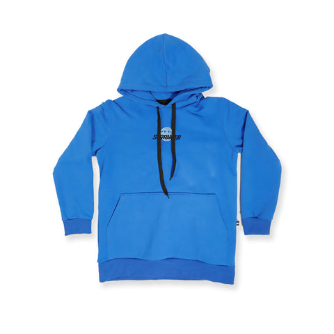 BOYS SMILEY POCKET HOOD – Blue