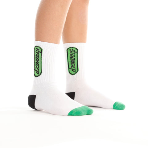 STRANGER SOCKS – White Green