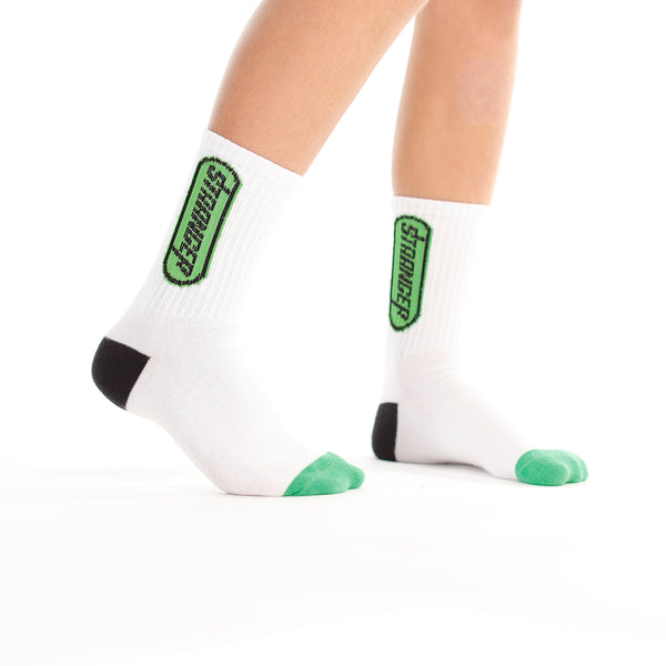STRANGER SOCKS – White Green