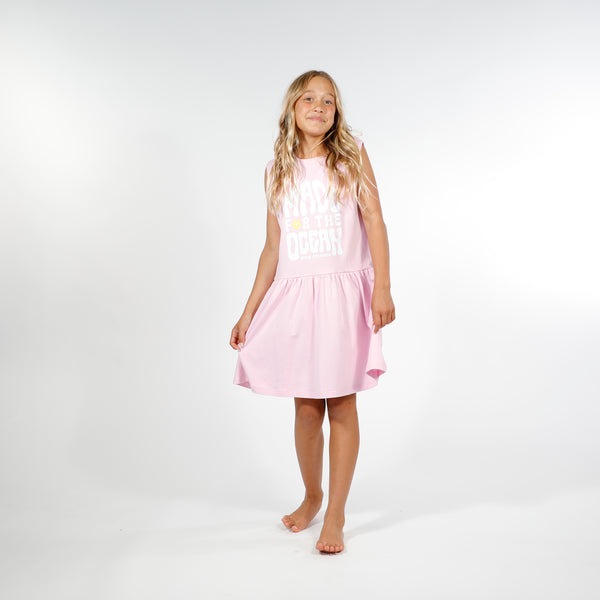GIRLS VACAY DRESS - Pink