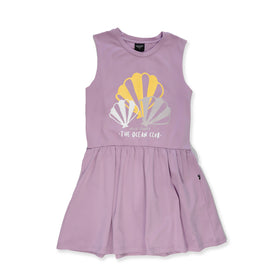 GIRLS VACAY DRESS - Purple