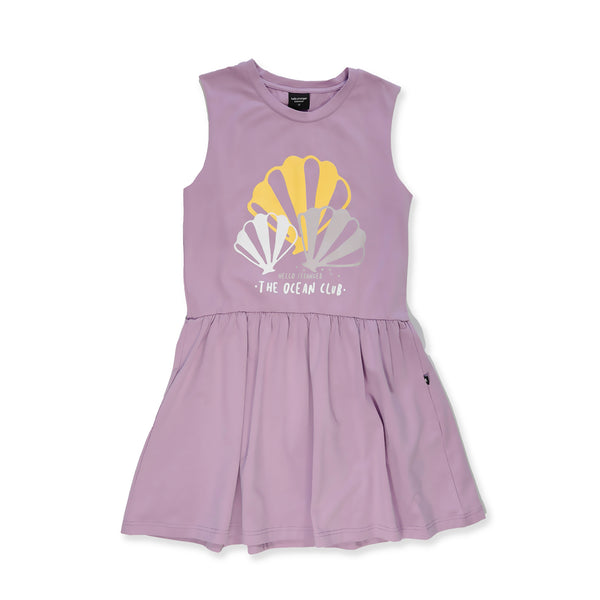 GIRLS VACAY DRESS - Purple